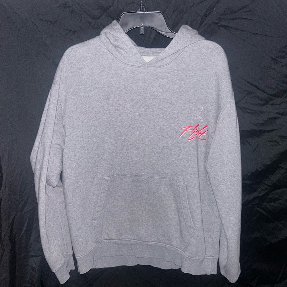 Jordan Flight Grey Hoodie L
